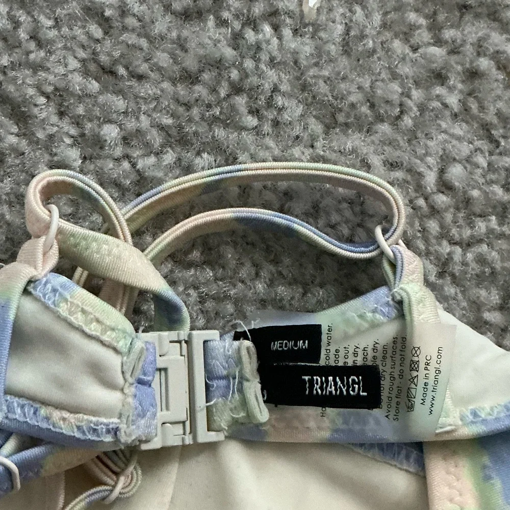 Triangl Swimwear Tie dye Bikini Top